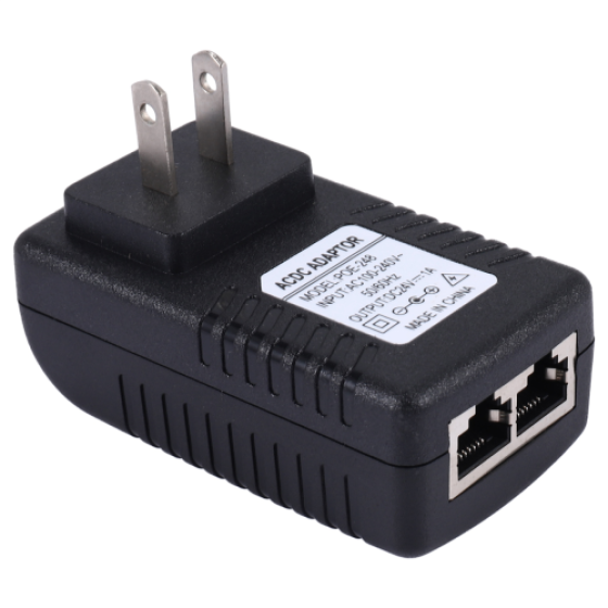 Power Supply Ethernet POE Injector Adapter for IP Phone, Gateway, Camera (24V/1A US Plug)
